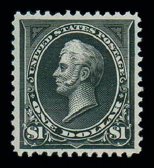 Price of US Stamps Scott Catalog # 276: 1895 US$1.00 Perry. Matthew Bennett International, Dec 2007, Sale 324, Lot 1160