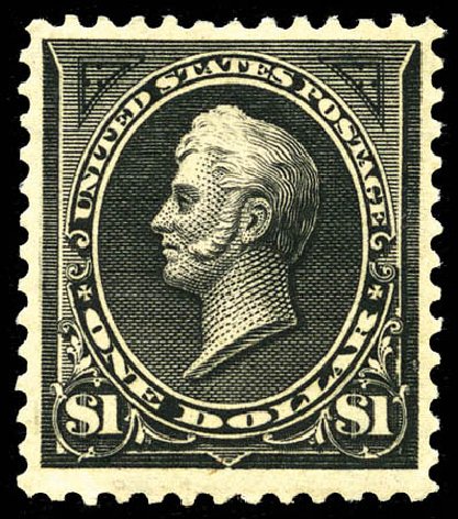 Value of US Stamp Scott Cat. #276 - US$1.00 1895 Perry. Matthew Bennett International, Mar 2012, Sale 344, Lot 4460
