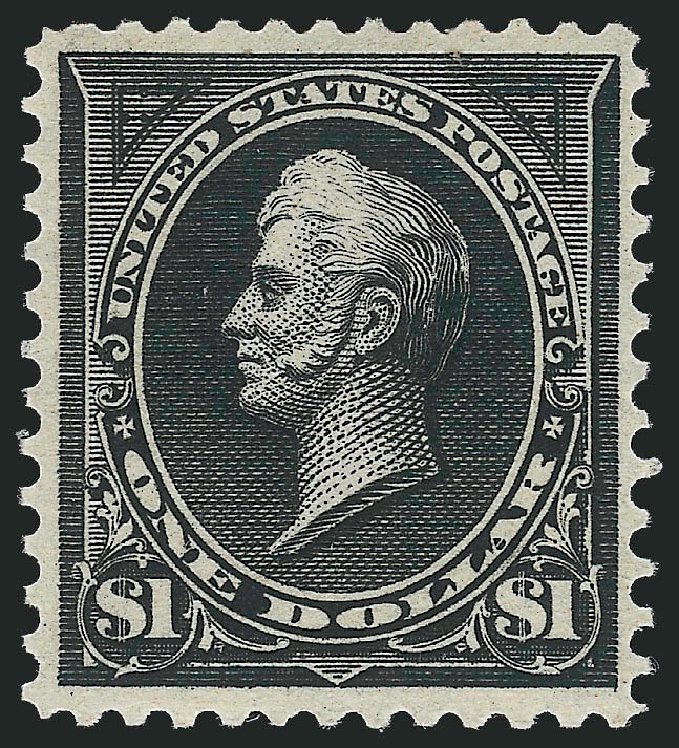 US Stamps Value Scott 276: US$1.00 1895 Perry. Robert Siegel Auction Galleries, Oct 2011, Sale 1014, Lot 1610