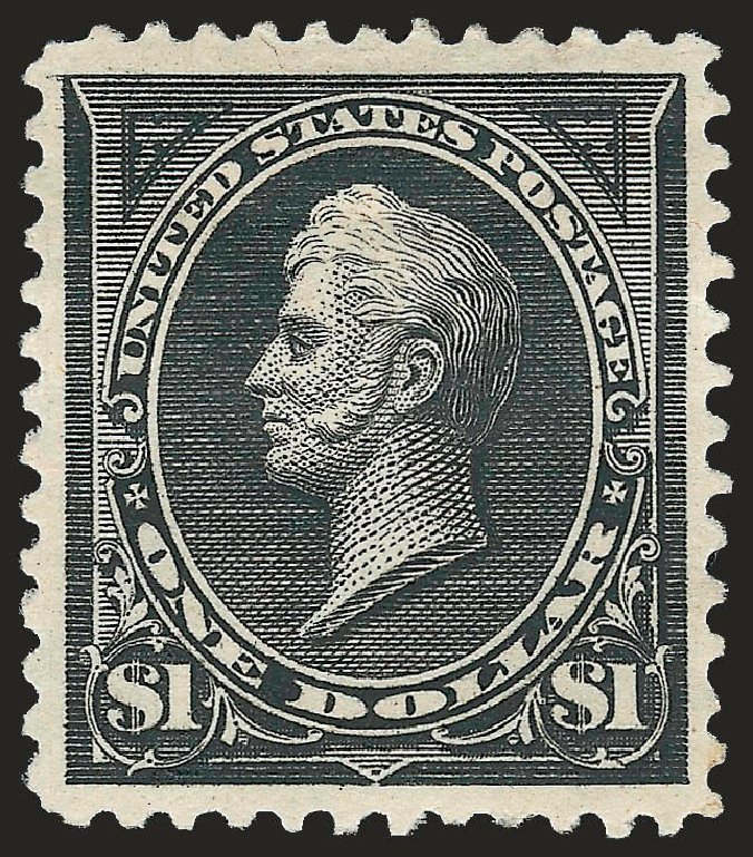 US Stamp Price Scott Cat. # 276: 1895 US$1.00 Perry. Robert Siegel Auction Galleries, Apr 2009, Sale 972, Lot 3260