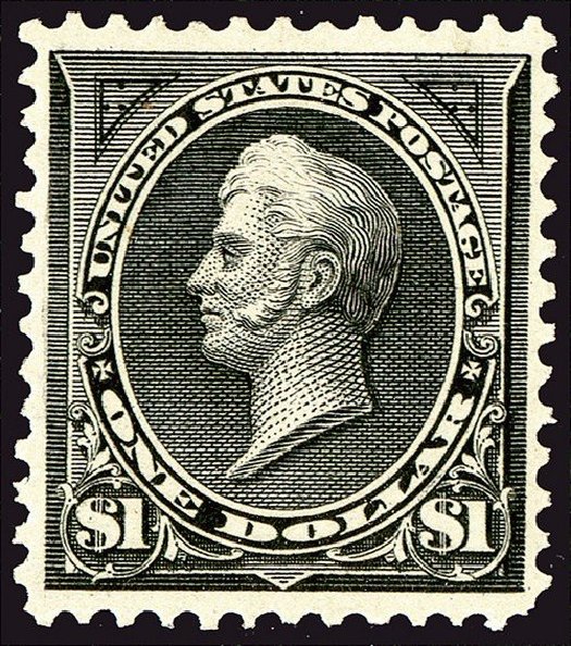 Price of US Stamps Scott Catalogue #276 - 1895 US$1.00 Perry. Spink Shreves Galleries, Jan 2014, Sale 146, Lot 320