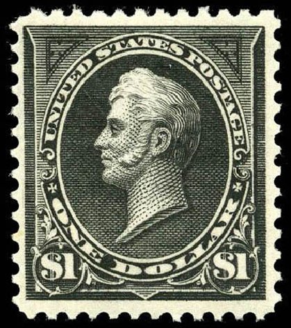 Prices of US Stamps Scott Catalogue #276: 1895 US$1.00 Perry. Matthew Bennett International, Apr 2008, Sale 326, Lot 261