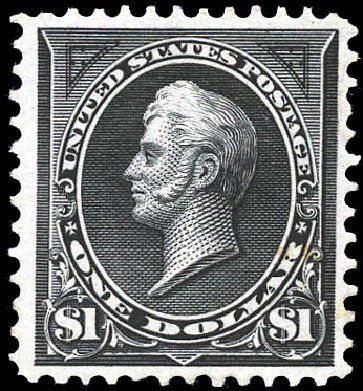 US Stamp Value Scott #276 - 1895 US$1.00 Perry. Matthew Bennett International, Sep 2011, Sale 338, Lot 1891