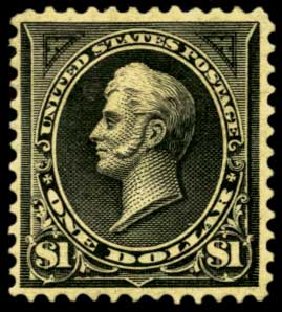 Prices of US Stamps Scott #276: US$1.00 1895 Perry. Harmer-Schau Auction Galleries, Feb 2012, Sale 92, Lot 1041