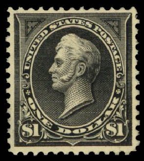 Value of US Stamps Scott Catalog 276 - 1895 US$1.00 Perry. Daniel Kelleher Auctions, May 2014, Sale 652, Lot 421
