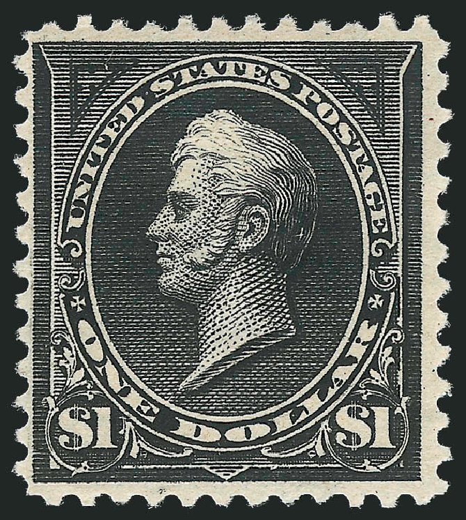 US Stamp Value Scott Catalog 276: 1895 US$1.00 Perry. Robert Siegel Auction Galleries, Jun 2011, Sale 1011, Lot 631