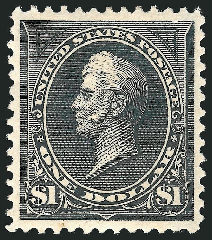 US Stamps Values Scott #276: 1895 US$1.00 Perry. Robert Siegel Auction Galleries, Sep 2009, Sale 976, Lot 1781