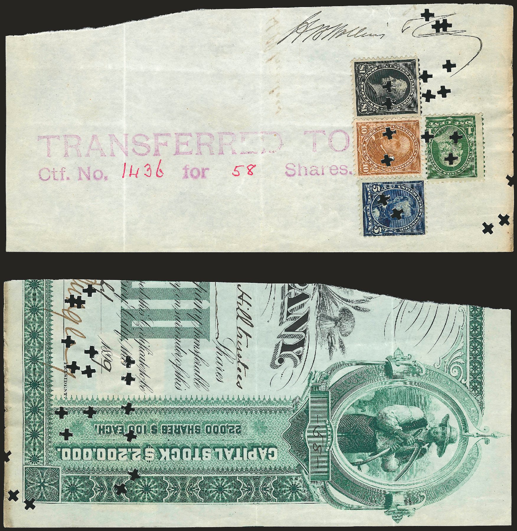 Values of US Stamp Scott Catalog 276: US$1.00 1895 Perry. Robert Siegel Auction Galleries, Dec 2009, Sale 977, Lot 851