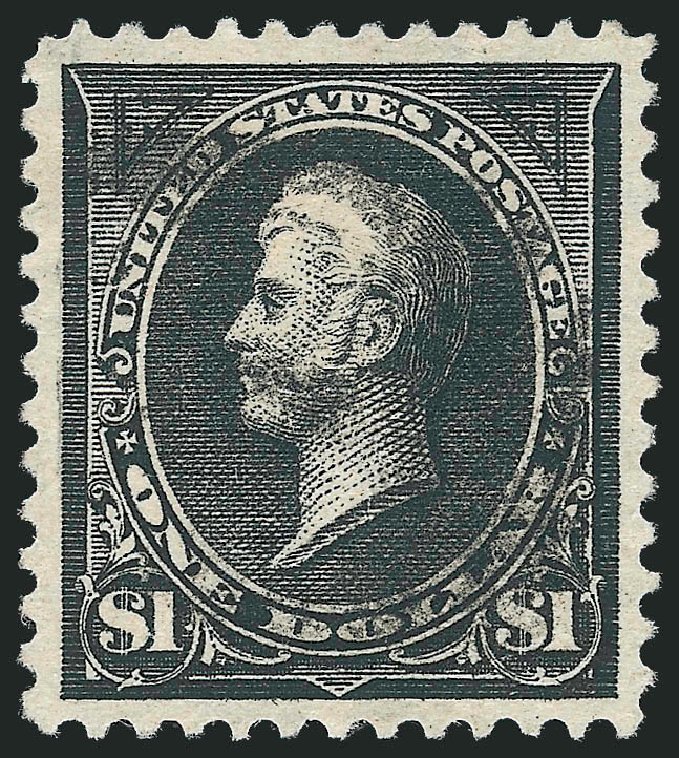 US Stamps Value Scott #276: 1895 US$1.00 Perry. Robert Siegel Auction Galleries, Oct 2012, Sale 1032, Lot 3394
