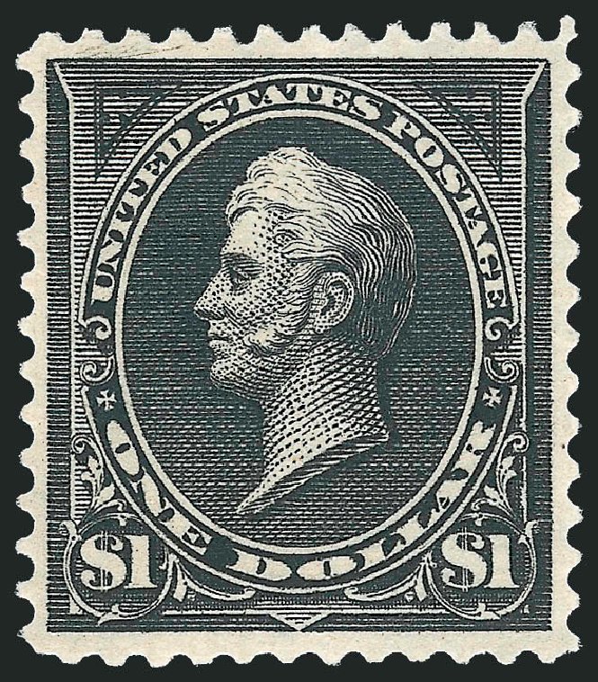 Price of US Stamps Scott Catalog #276 - 1895 US$1.00 Perry. Robert Siegel Auction Galleries, Sep 2009, Sale 976, Lot 1784