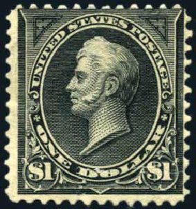 Prices of US Stamps Scott #276: US$1.00 1895 Perry. Harmer-Schau Auction Galleries, Oct 2010, Sale 87, Lot 235