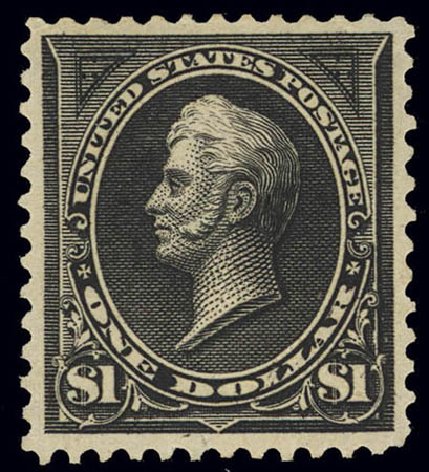 Cost of US Stamp Scott #276: 1895 US$1.00 Perry. Daniel Kelleher Auctions, Feb 2013, Sale 634, Lot 185