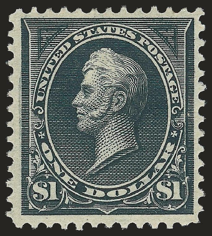 US Stamp Prices Scott Cat. #276 - US$1.00 1895 Perry. Robert Siegel Auction Galleries, Sep 2009, Sale 976, Lot 1785