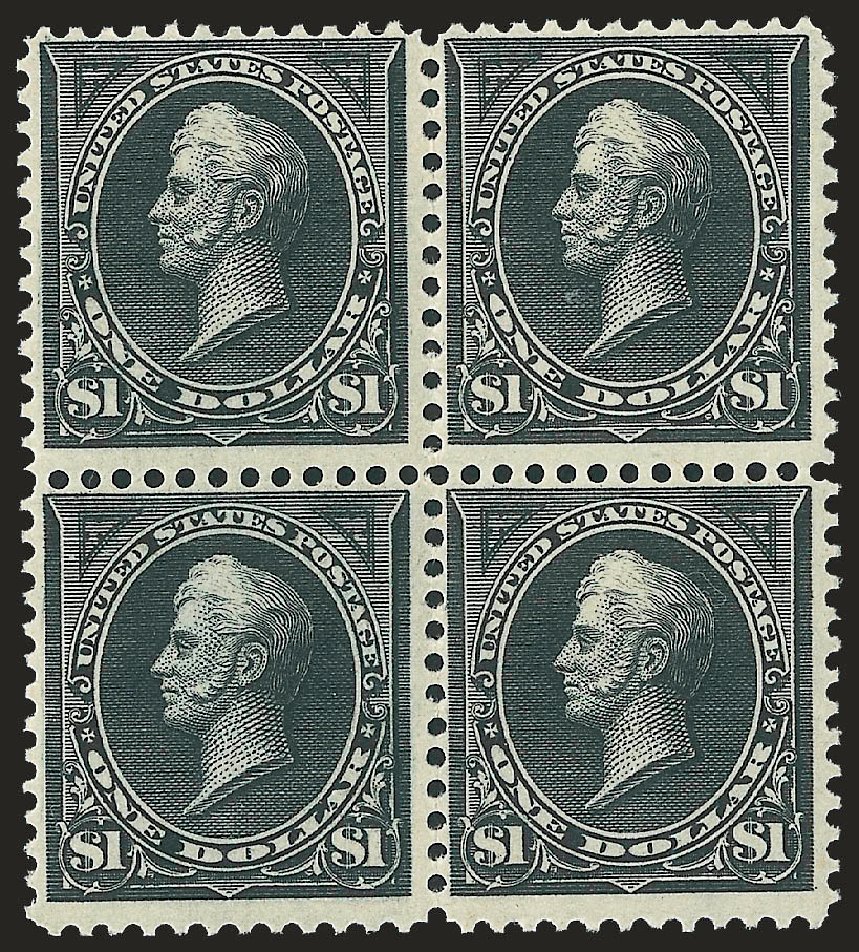 US Stamps Prices Scott # 276 - 1895 US$1.00 Perry. Robert Siegel Auction Galleries, Dec 2009, Sale 977, Lot 432