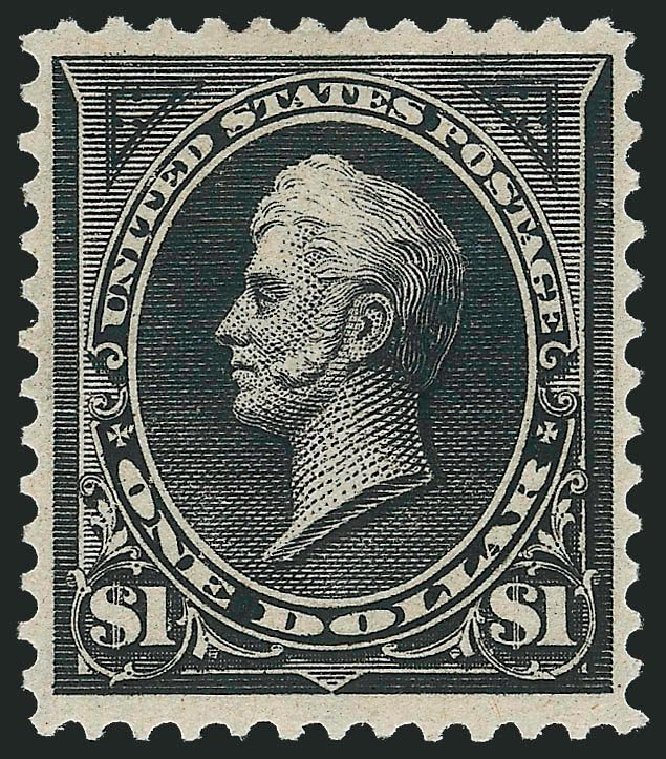 Values of US Stamps Scott Cat. #276: US$1.00 1895 Perry. Robert Siegel Auction Galleries, Sep 2014, Sale 1078, Lot 403