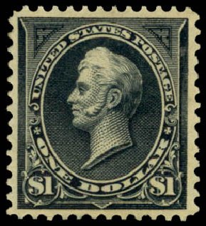Prices of US Stamp Scott #276 - US$1.00 1895 Perry. Daniel Kelleher Auctions, Mar 2014, Sale 648, Lot 2116