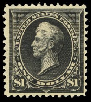 Cost of US Stamp Scott Cat. # 276 - US$1.00 1895 Perry. Daniel Kelleher Auctions, Mar 2014, Sale 650, Lot 2606