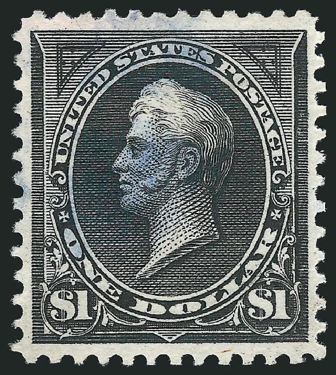 Price of US Stamp Scott Cat. #276: 1895 US$1.00 Perry. Robert Siegel Auction Galleries, Mar 2013, Sale 1040, Lot 1586