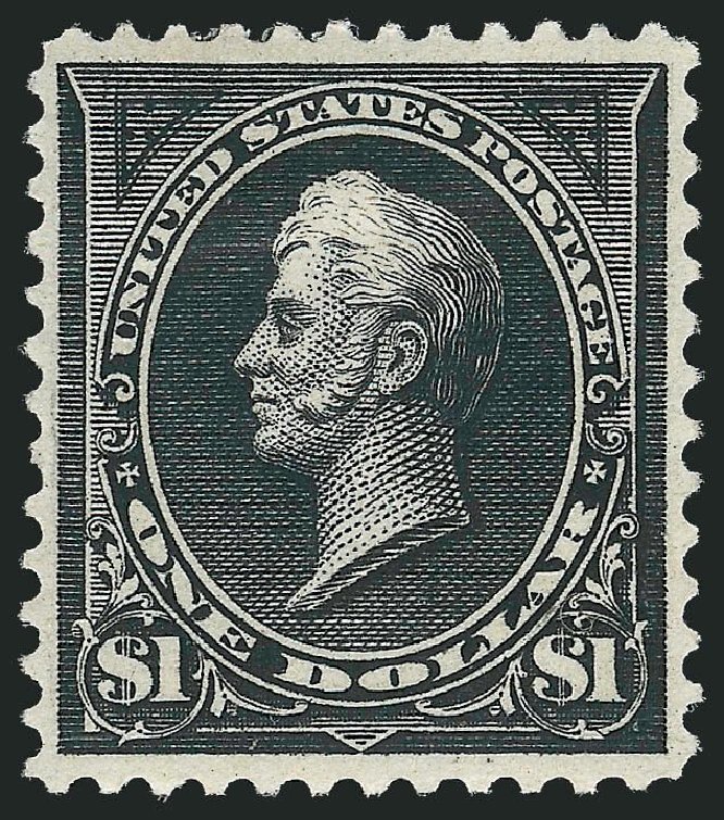Price of US Stamps Scott Catalog 276: 1895 US$1.00 Perry. Robert Siegel Auction Galleries, Jul 2013, Sale 1050, Lot 406