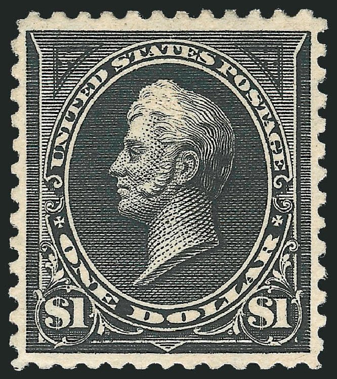 US Stamps Value Scott Catalogue 276A: US$1.00 1895 Perry. Robert Siegel Auction Galleries, Sep 2009, Sale 976, Lot 1787