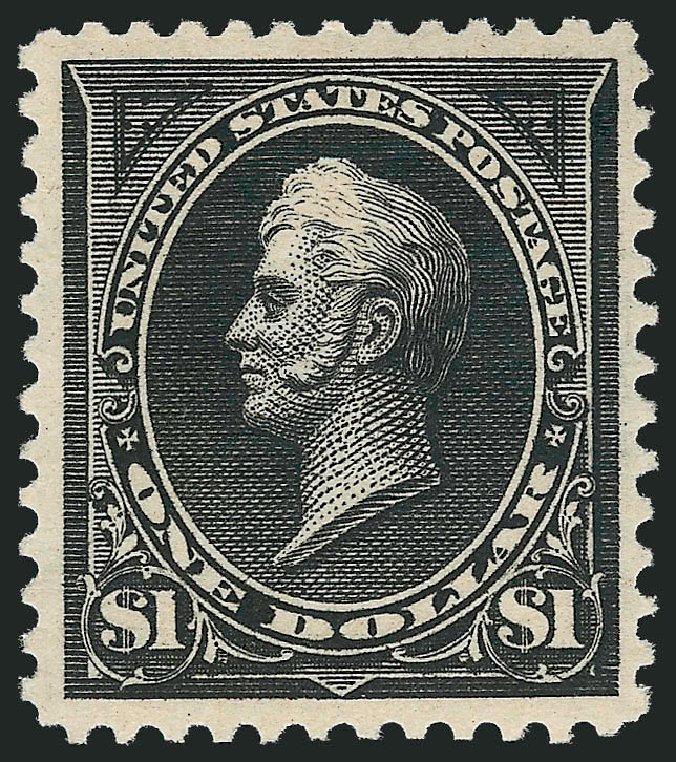 Costs of US Stamps Scott 276A: 1895 US$1.00 Perry. Robert Siegel Auction Galleries, Apr 2010, Sale 984, Lot 677
