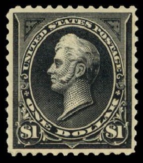 Costs of US Stamps Scott 276A: 1895 US$1.00 Perry. Daniel Kelleher Auctions, Sep 2013, Sale 639, Lot 1098