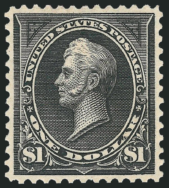 US Stamp Value Scott # 276A: US$1.00 1895 Perry. Robert Siegel Auction Galleries, Mar 2011, Sale 1007, Lot 2518