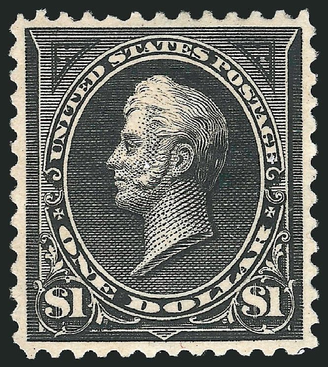 Prices of US Stamps Scott # 276A: 1895 US$1.00 Perry. Robert Siegel Auction Galleries, Jul 2013, Sale 1050, Lot 408