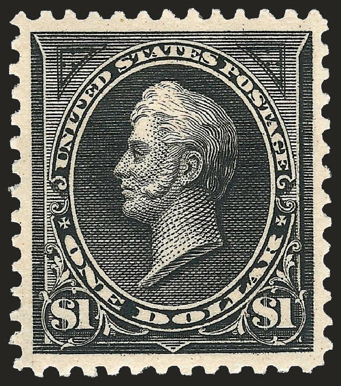 Cost of US Stamps Scott Catalogue 276A: 1895 US$1.00 Perry. Robert Siegel Auction Galleries, Sep 2008, Sale 962, Lot 2558