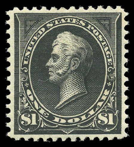 US Stamp Value Scott Cat. 276A: US$1.00 1895 Perry. Matthew Bennett International, Sep 2010, Sale 331, Lot 649