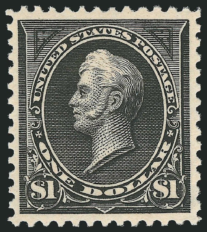 Cost of US Stamp Scott Catalog #276A - 1895 US$1.00 Perry. Robert Siegel Auction Galleries, Nov 2012, Sale 1034, Lot 259