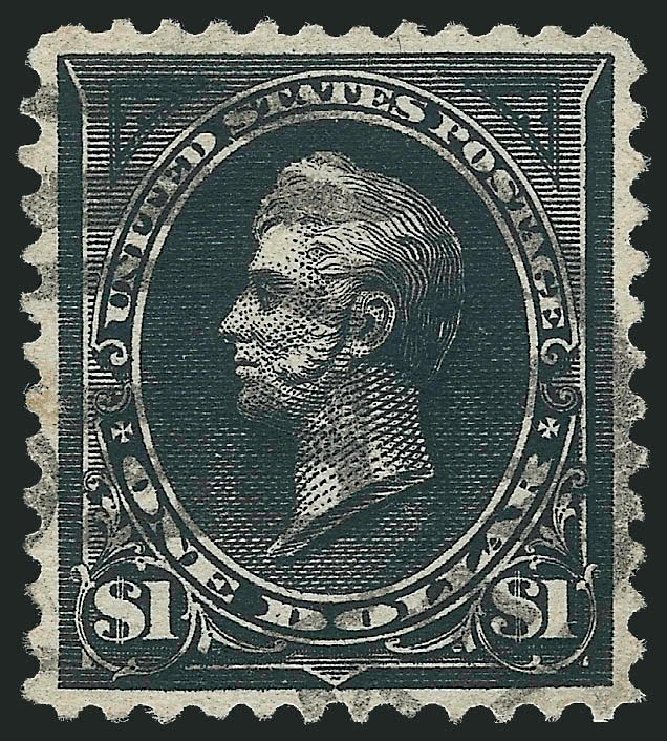 US Stamp Values Scott Catalog #276A: US$1.00 1895 Perry. Robert Siegel Auction Galleries, Jul 2013, Sale 1050, Lot 409