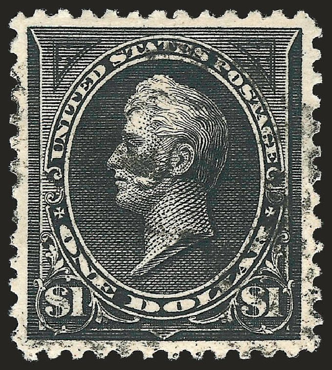 US Stamp Price Scott Catalogue # 276A - 1895 US$1.00 Perry. Robert Siegel Auction Galleries, Apr 2010, Sale 984, Lot 679