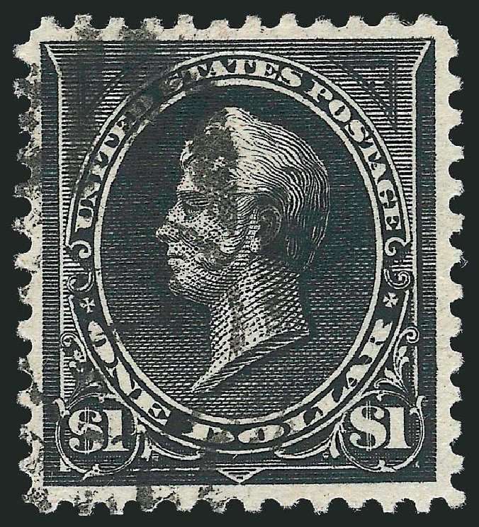 Price of US Stamps Scott Catalogue #276A: 1895 US$1.00 Perry. Robert Siegel Auction Galleries, Oct 2010, Sale 997, Lot 5789