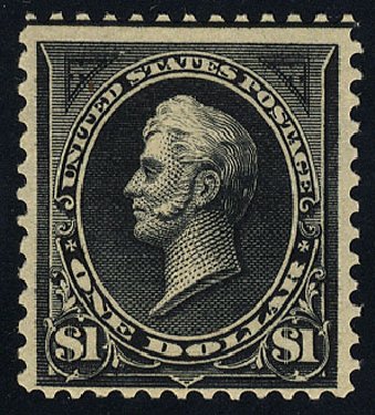 US Stamp Prices Scott #276A: 1895 US$1.00 Perry. Cherrystone Auctions, Jan 2010, Sale 201001, Lot 130