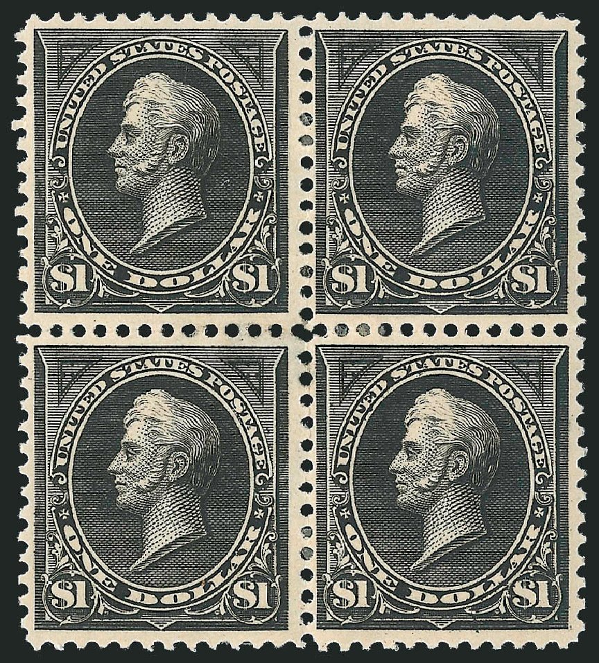 Costs of US Stamp Scott Catalog # 276A - 1895 US$1.00 Perry. Robert Siegel Auction Galleries, Mar 2012, Sale 1021, Lot 470