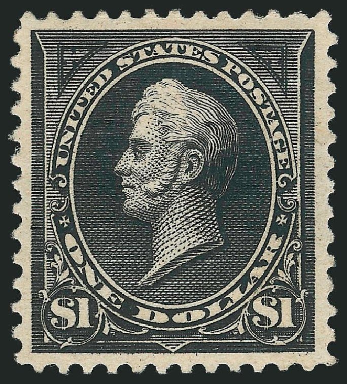 Price of US Stamp Scott Catalog 276A - US$1.00 1895 Perry. Robert Siegel Auction Galleries, May 2013, Sale 1044, Lot 220