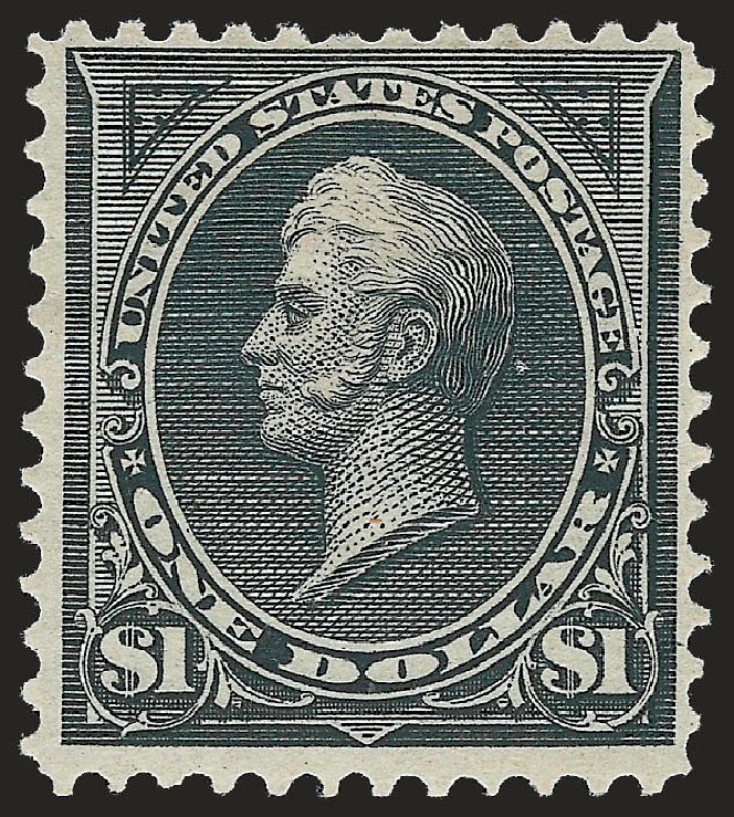 Costs of US Stamp Scott Cat. # 276A - 1895 US$1.00 Perry. Robert Siegel Auction Galleries, Sep 2009, Sale 976, Lot 1790