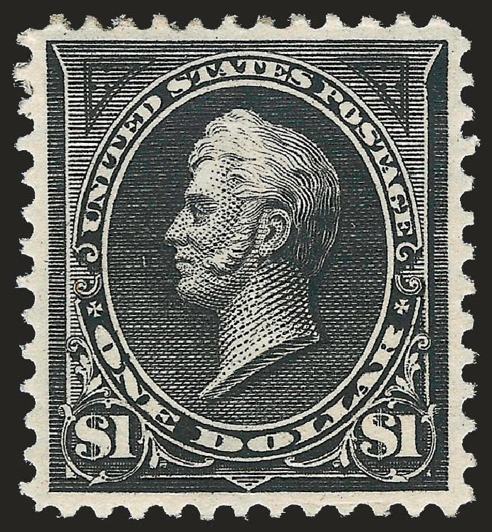 Prices of US Stamps Scott Catalogue #276A - 1895 US$1.00 Perry. Robert Siegel Auction Galleries, Dec 2009, Sale 977, Lot 440