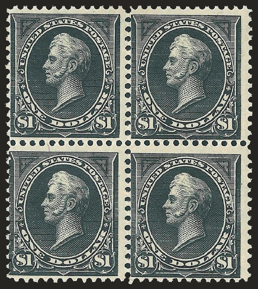 Costs of US Stamps Scott Cat. #276A: US$1.00 1895 Perry. Robert Siegel Auction Galleries, Dec 2009, Sale 977, Lot 441