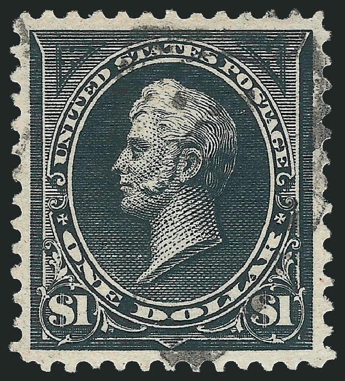 Cost of US Stamp Scott # 276A - US$1.00 1895 Perry. Robert Siegel Auction Galleries, Sep 2012, Sale 1027, Lot 154