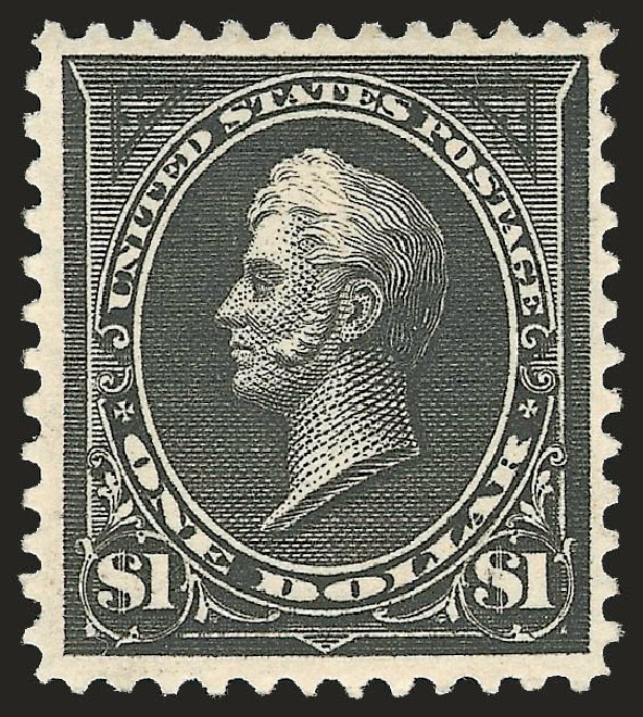 US Stamp Price Scott Cat. 276A - US$1.00 1895 Perry. Robert Siegel Auction Galleries, Oct 2008, Sale 963, Lot 894