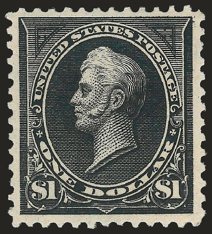 Value of US Stamps Scott Cat. #276A - 1895 US$1.00 Perry. Robert Siegel Auction Galleries, Jun 2010, Sale 992, Lot 2364