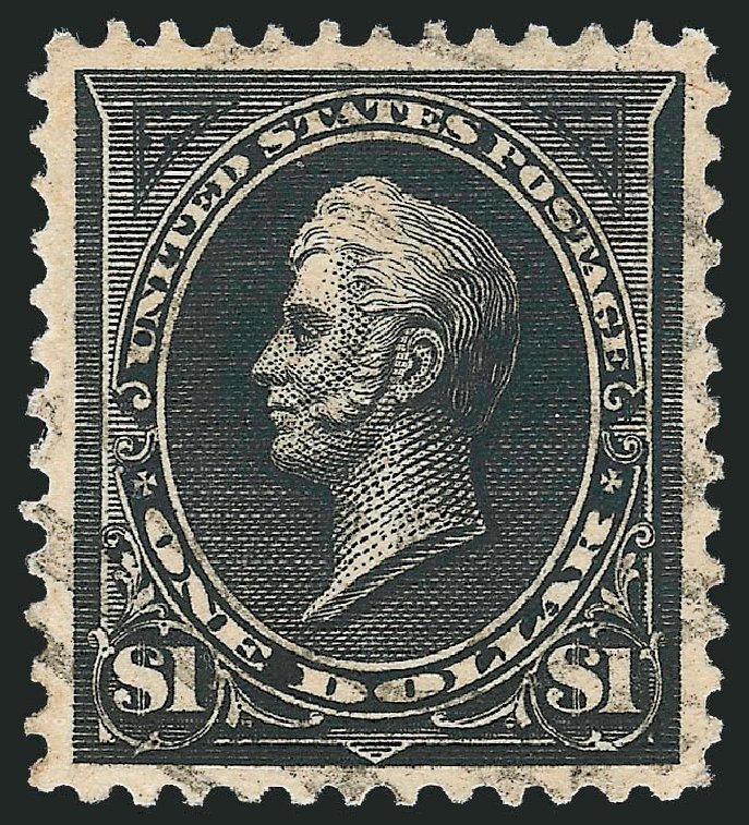US Stamp Prices Scott Catalogue # 276A - 1895 US$1.00 Perry. Robert Siegel Auction Galleries, Oct 2012, Sale 1032, Lot 3395