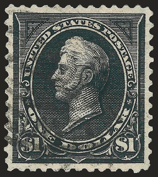 Value of US Stamp Scott # 276A - US$1.00 1895 Perry. Robert Siegel Auction Galleries, Jun 2010, Sale 992, Lot 2365