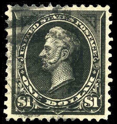 Values of US Stamp Scott Cat. #276A - US$1.00 1895 Perry. Matthew Bennett International, Sep 2011, Sale 338, Lot 1892
