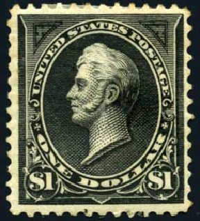 US Stamp Price Scott Catalogue # 276A - US$1.00 1895 Perry. Harmer-Schau Auction Galleries, Oct 2008, Sale 79, Lot 152