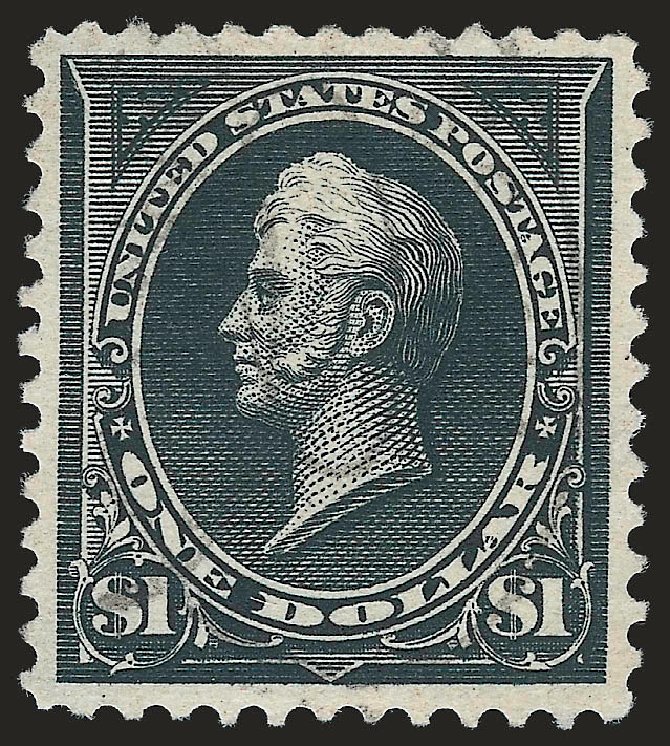 US Stamps Values Scott Catalog 276A - US$1.00 1895 Perry. Robert Siegel Auction Galleries, Jun 2009, Sale 975, Lot 1592