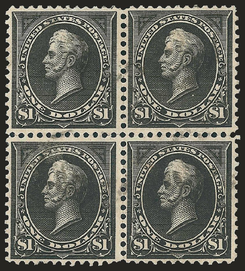 Costs of US Stamp Scott 276A - US$1.00 1895 Perry. Robert Siegel Auction Galleries, Dec 2009, Sale 977, Lot 442