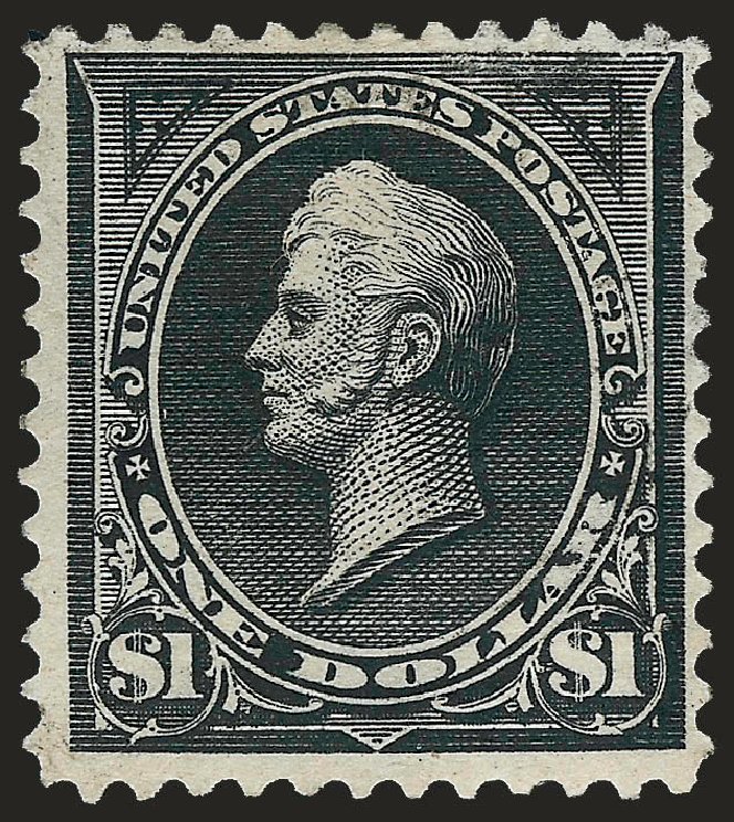 Values of US Stamps Scott 276A: 1895 US$1.00 Perry. Robert Siegel Auction Galleries, Dec 2009, Sale 982, Lot 5622